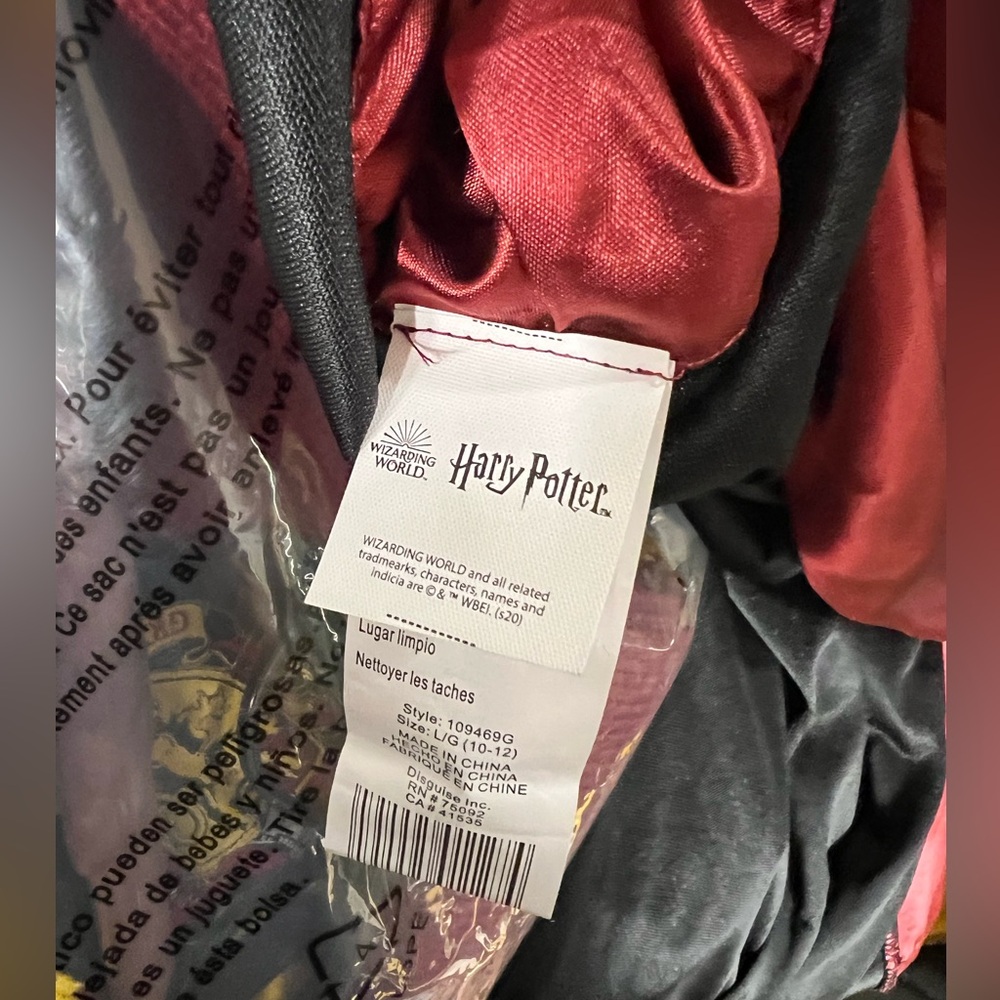 Halloween costume Harry Potter Hog Warts deluxe child’s costume - Picture 16 of 16